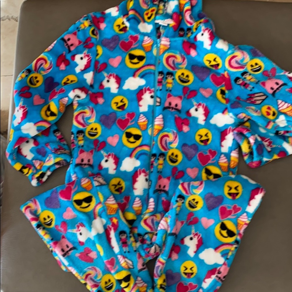 Candy pink girls hooded onesie